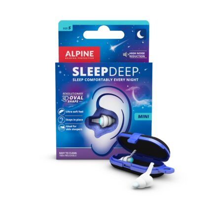 Alpine SleepDeep earplugs for sleeping and reducing nighttime noise